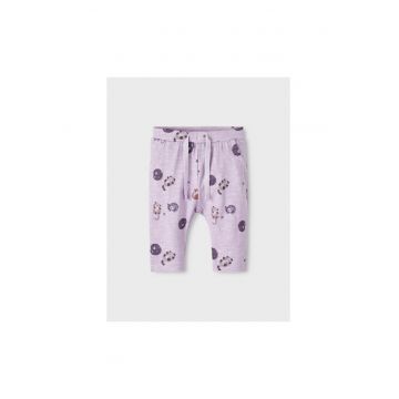 Pantaloni lungi -  300966167 - Bumbac - Violet