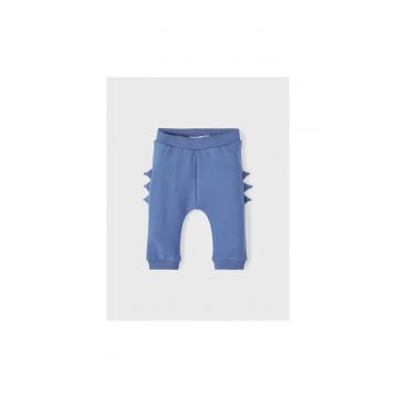 Pantaloni lungi -  301468431 - Bumbac organic - Elastan - Albastru