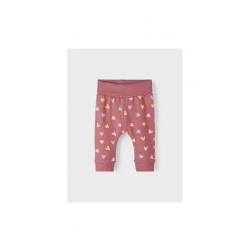 Pantaloni lungi -  301468578 - Bumbac - Roz