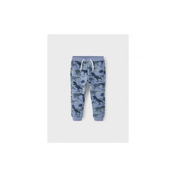 Pantaloni lungi -  301469889 - Bumbac - Elastan - Albastru