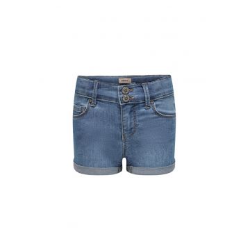 Pantaloni lungi -  301678298 - Bumbac - Poliester - Elastan - Albastru