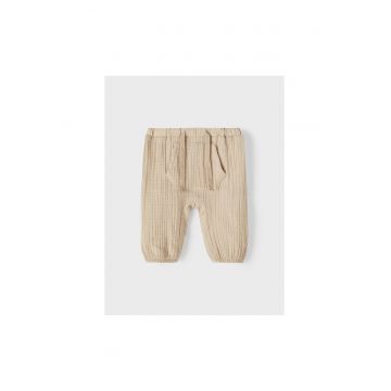Pantaloni lungi -  301993315 - Bumbac - Bej