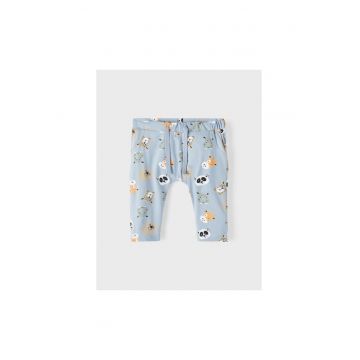 Pantaloni lungi -  301996200 - Bumbac organic - Elastan - Albastru