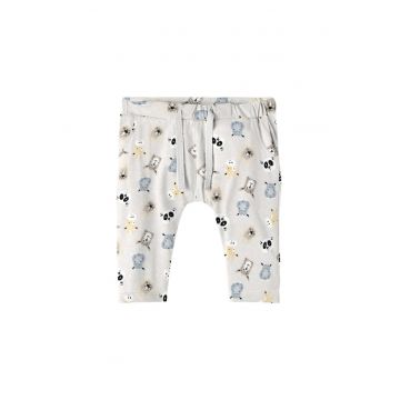 Pantaloni lungi -  301996217 - Bumbac organic - Elastan - Gri