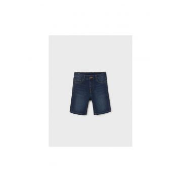 Pantaloni lungi -  302020751 - Bumbac - Poliester - Albastru marin