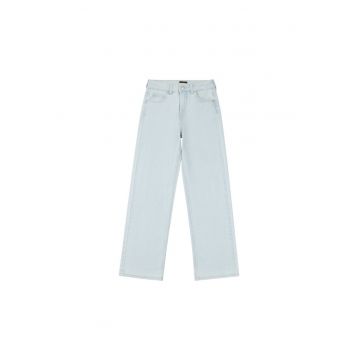Pantaloni lungi -  302032839 - Bumbac - Albastru