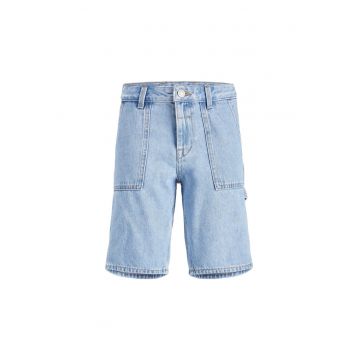 Pantaloni lungi -  302035267 - Bumbac - Albastru