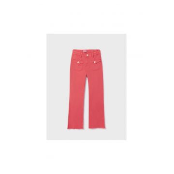 Pantaloni lungi -  302083251 - Bumbac - Coral