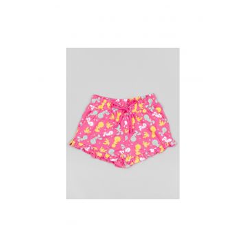 Pantaloni lungi -  302704897 - Bumbac - Roz