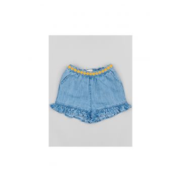 Pantaloni lungi -  302707638 - Bumbac - Albastru