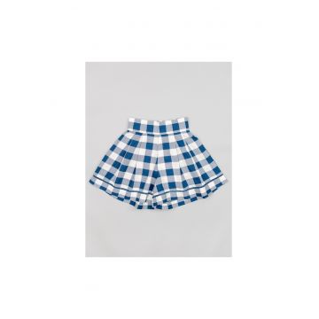 Pantaloni lungi -  302707836 - Bumbac - Albastru marin