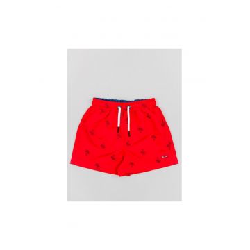 Pantaloni lungi -  302721757 - Poliester - Rosu