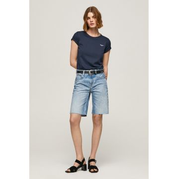 Pantaloni scurti relaxed fit din denim
