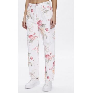 Blugi dama -  11523 - Bumbac - Alb