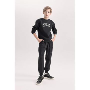 Pantaloni de trening din amestec de bumbac
