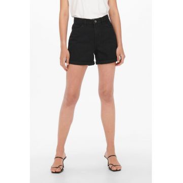 Pantaloni scurti din denim cu talie inalta Vega