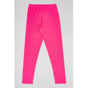Pantaloni uni din amestec de bumbac