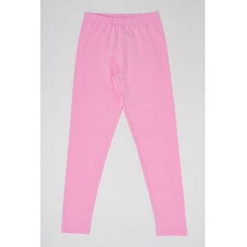 Pantaloni uni din amestec de bumbac