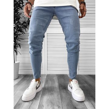 Blugi barbati conici albastri 8241 M3-4.1