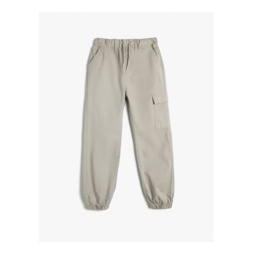 Pantaloni cargo cu snur