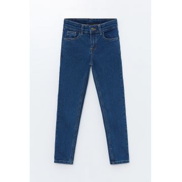 Blugi skinny cu talie inalta