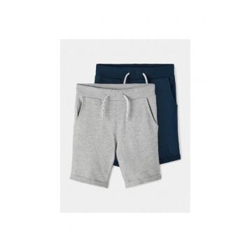 Set 2 perechi pantaloni scurti copii -  Bumbac