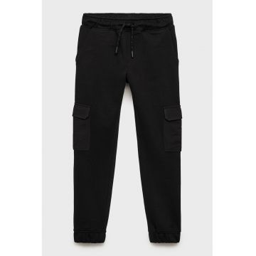 Pantaloni de trening cargo din bumbac
