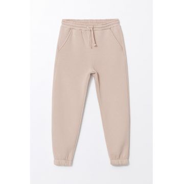 Pantaloni de trening cu snur de ajustare si buzunare oblice