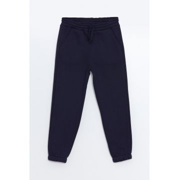 Pantaloni de trening cu snur de ajustare si buzunare oblice