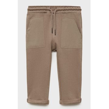Pantaloni regular-fit din bumbac cu snururi