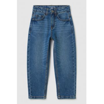 Blugi relaxed fit cu aspect decolorat