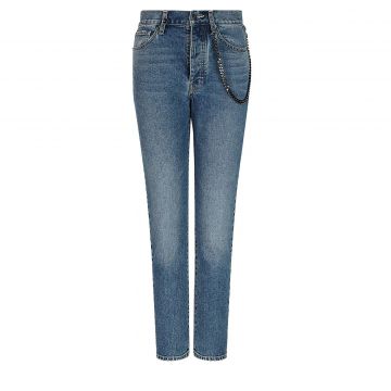 J51 Five-pocket, carrot-fit denim jeans 25R