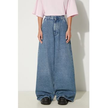 AMBUSH jeansi Denim Baggy Pants femei high waist, BWYB004F24DEN0024000