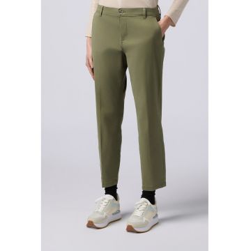 Blugi crop din amestec de lyocell