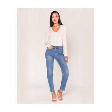 Blugi Dama albastri - Push-up Skinny  P076-5A 16816