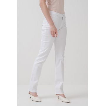 Blugi slim fit cu talie medie