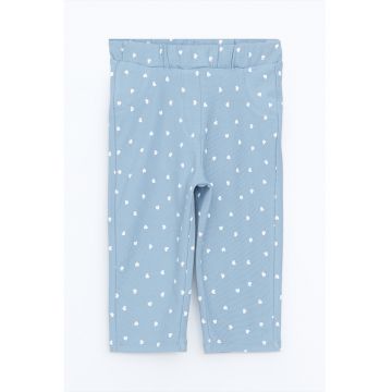 Colanti capri cu imprimeu inimi