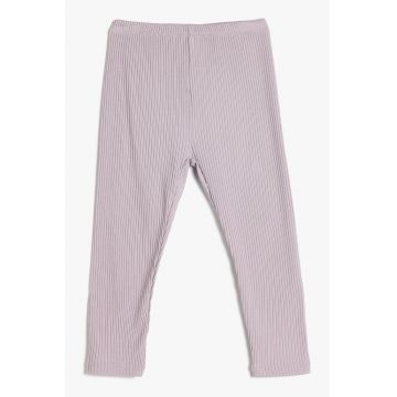 Colanti striati cu talie elastica
