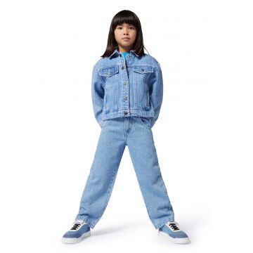 Jacheta din denim cu nasturi