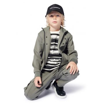 Pantaloni cargo cu banda logo in talie