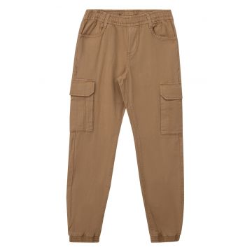 Pantaloni cargo cu talie medie