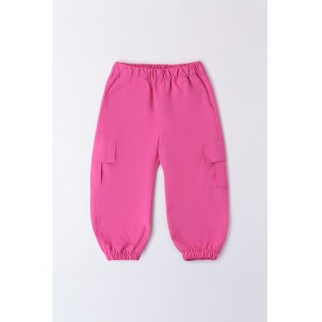 Pantaloni cu buzunare cu clapa si talie medie