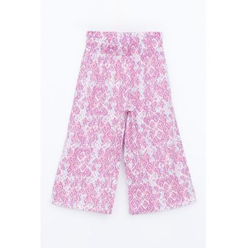 Pantaloni culotte cu imprimeu grafic