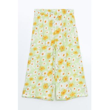 Pantaloni culotte cu imprimeu grafic