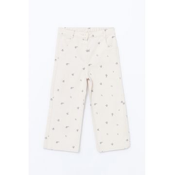 Pantaloni de bumbac cu imprimeu