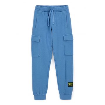 Pantaloni de trening cargo cu logo