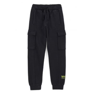 Pantaloni de trening cargo cu logo