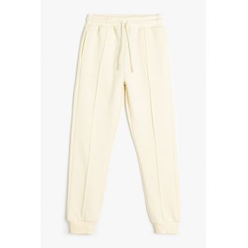Pantaloni de trening cu cusaturi frontale