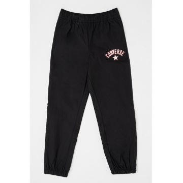 Pantaloni de trening cu imprimeu logo Pantaloni de trening cu imprimeu logo