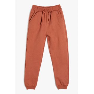 Pantaloni de trening cu snur in talie